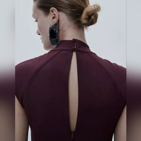NWT Zara Choker Dress - Picture 5 of 6